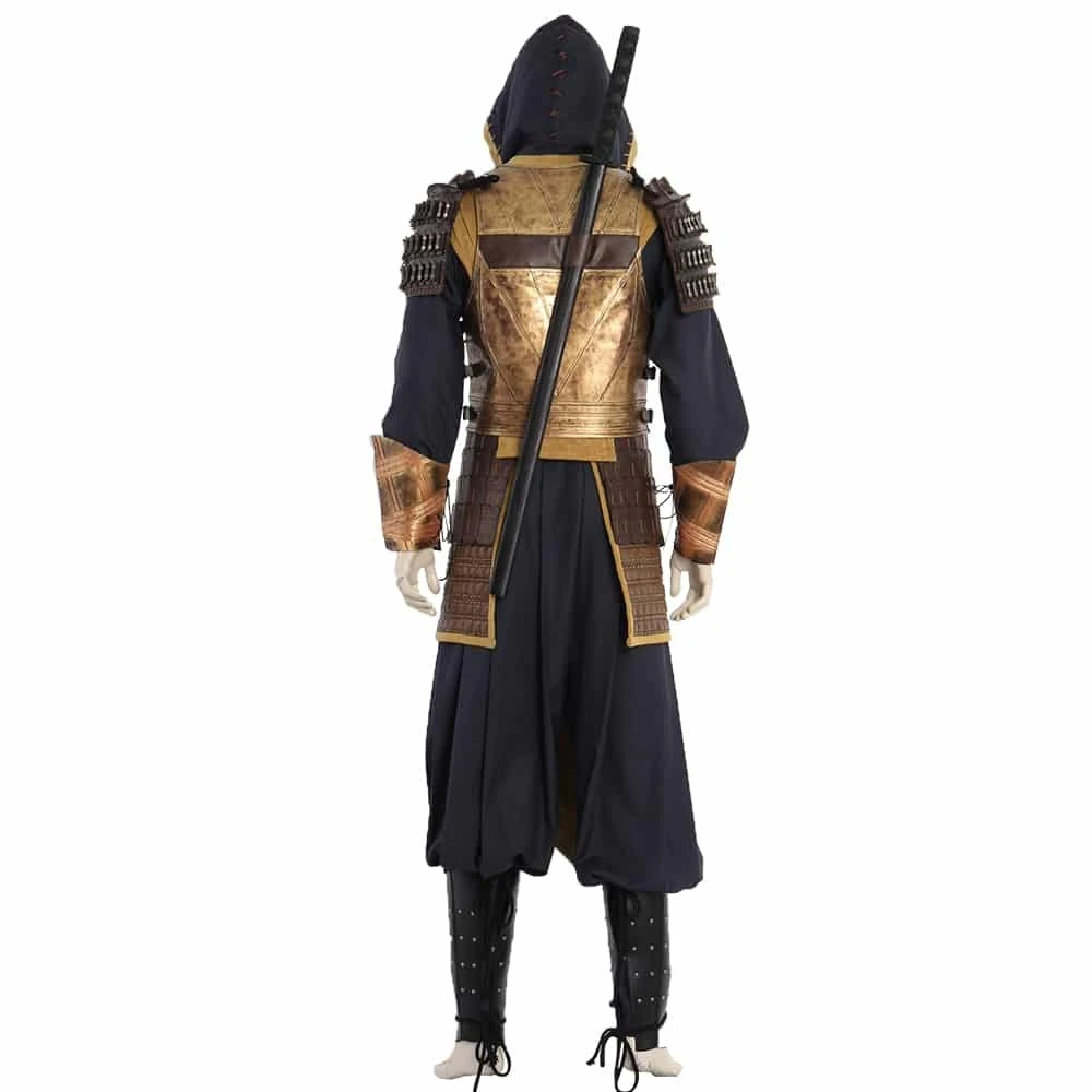 2021 Movie Deluxe Mortal Kombat Scorpion Hanzo Hasashi Cosplay Costume 7 2021 Movie Deluxe Mortal Kombat Scorpion Hanzo Hasashi Cosplay Costume - Image 5