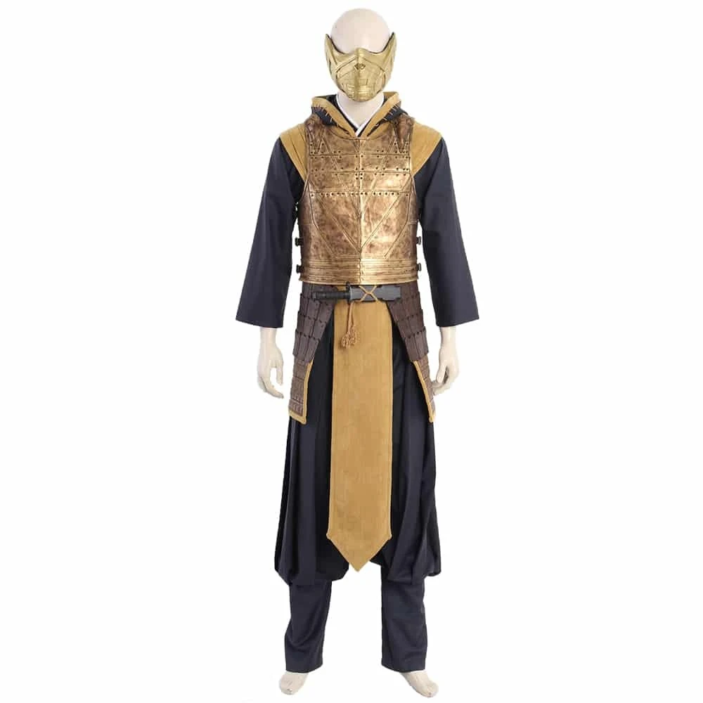 2021 Movie Mortal Kombat Scorpion Hanzo Hasashi Cosplay Costume 9 2021 Movie Mortal Kombat Scorpion Hanzo Hasashi Cosplay Costume - Image 7