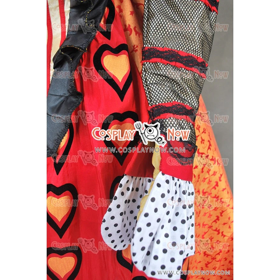Alice In Wonderland Cosplay Queen Of Hearts Costume 7 Alice In Wonderland Cosplay Queen Of Hearts Costume - Image 5