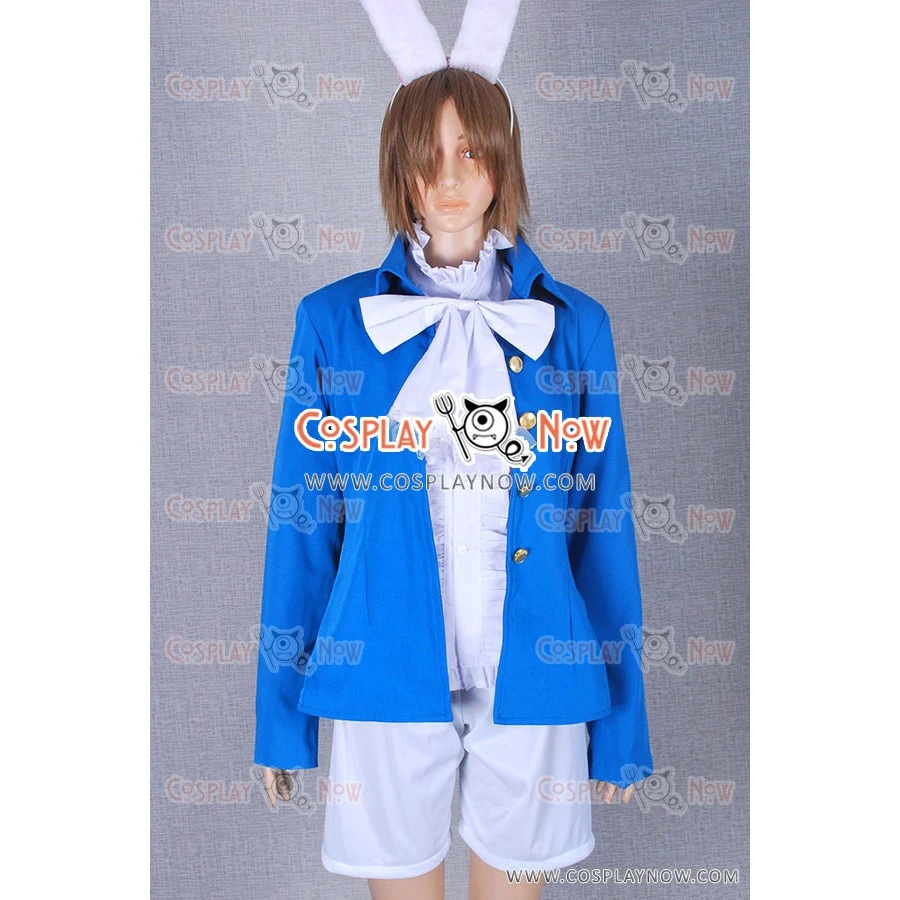 Alice In Wonderland Cosplay White Rabbit Costume 3 Alice In Wonderland Cosplay White Rabbit Costume