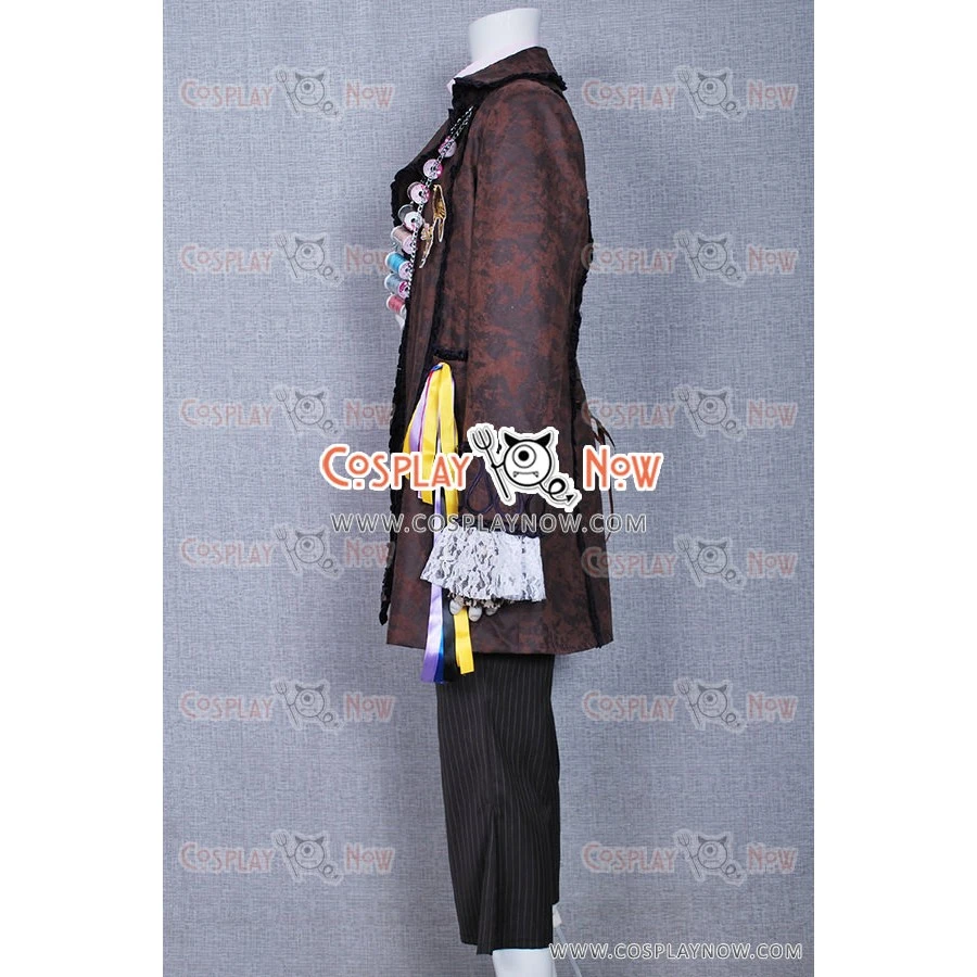 Alice In Wonderland Johnny Depp Mad Hatter Cosplay Costume 6 Alice In Wonderland Johnny Depp Mad Hatter Cosplay Costume - Image 4