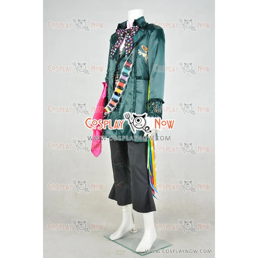 Alice Through The Looking Glass Cosplay Mad Hatter Costume 5 Alice Through The Looking Glass Cosplay Mad Hatter Costume - Image 3