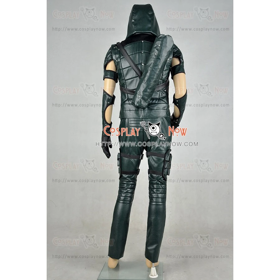 Arrow Season 4 Green Arrow Oliver Queen Cosplay Costume 8 Arrow Season 4 Green Arrow Oliver Queen Cosplay Costume - Image 6
