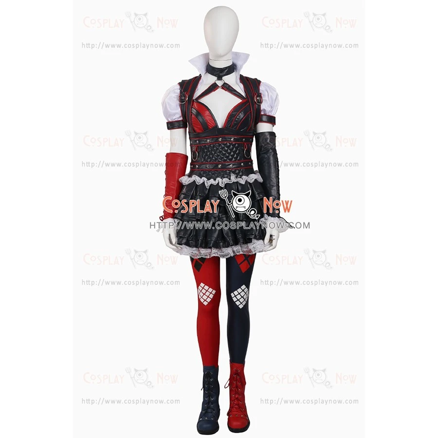 Batman Arkham Knight Harley Quinn Cosplay Costume 3 Batman Arkham Knight Harley Quinn Cosplay Costume