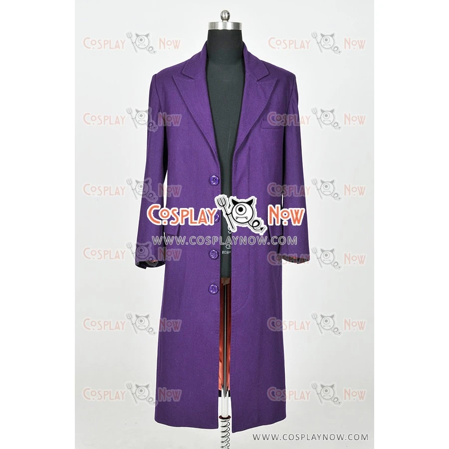 Batman Cosplay The Joker Costume Purple Trench Coat 3 Batman Cosplay The Joker Costume Purple Trench Coat