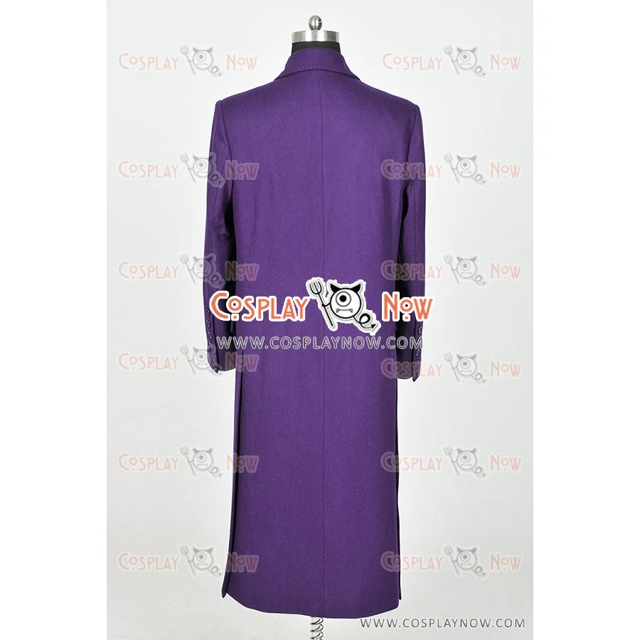 Batman Cosplay The Joker Costume Purple Trench Coat 9 Batman Cosplay The Joker Costume Purple Trench Coat - Image 7