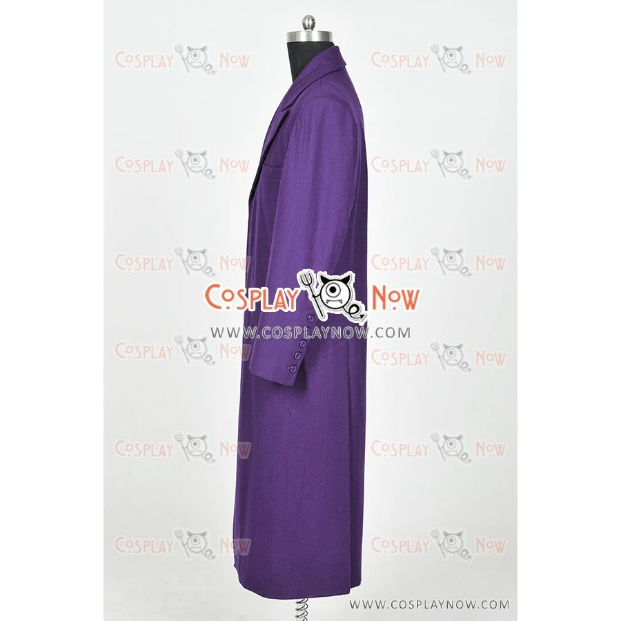 Batman Cosplay The Joker Costume Purple Trench Coat 8 Batman Cosplay The Joker Costume Purple Trench Coat - Image 6