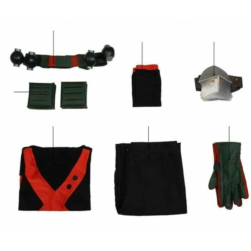 Boku No Hiro Akademia My Hero Academia Bakugou Katsuki Fighting Cosplay Costume 4 Boku No Hiro Akademia My Hero Academia Bakugou Katsuki Fighting Cosplay Costume - Image 2