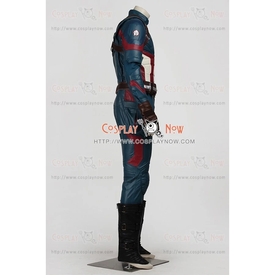 Captain America 3 Civil War Cosplay Steve Rogers Costume 5 Captain America 3 Civil War Cosplay Steve Rogers Costume - Image 3