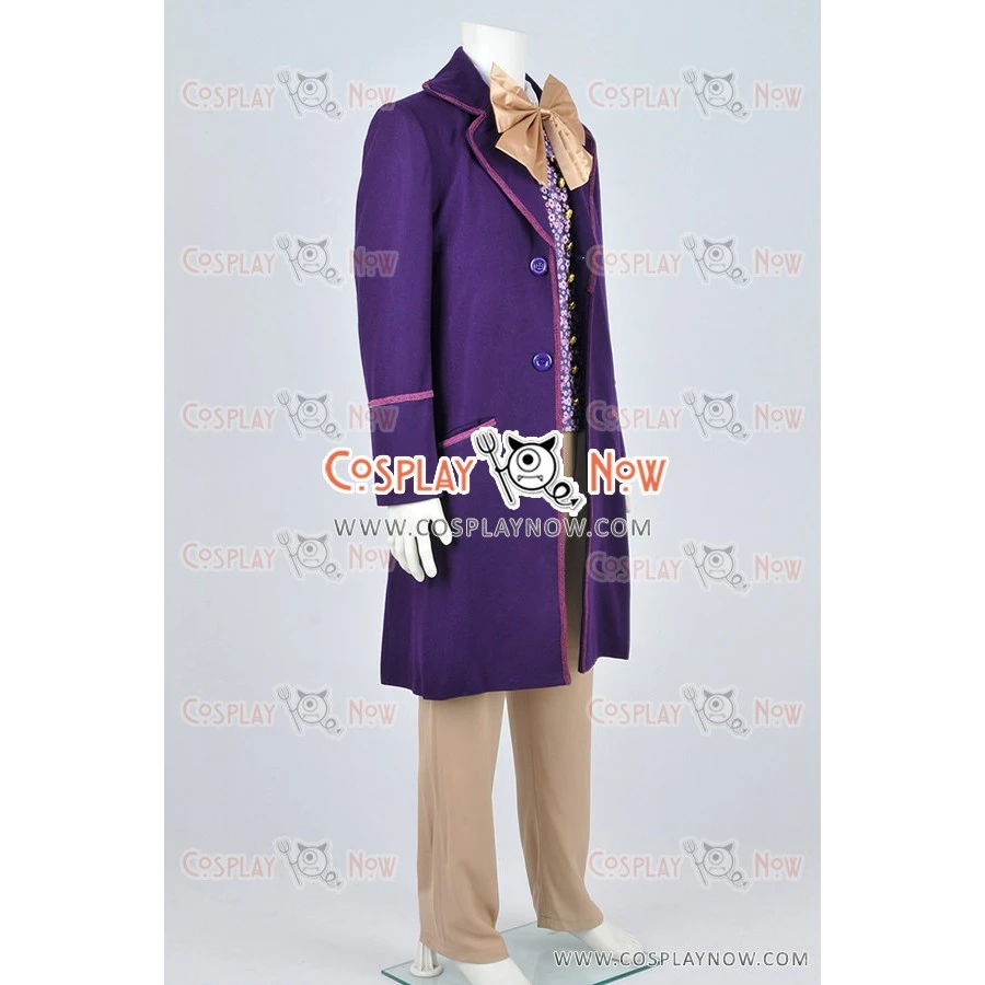 Charlie And The Chocolate Factory Cosplay Willy Wonka Costume 5 Charlie And The Chocolate Factory Cosplay Willy Wonka Costume - Image 3