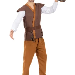 Classic Medieval Innkeeper Costume For Men Plus Size