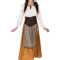 Classic Medieval Peasant Costume For Women Plus Size -Cosplaynow Shop classic medieval peasant costume for women plus size 2