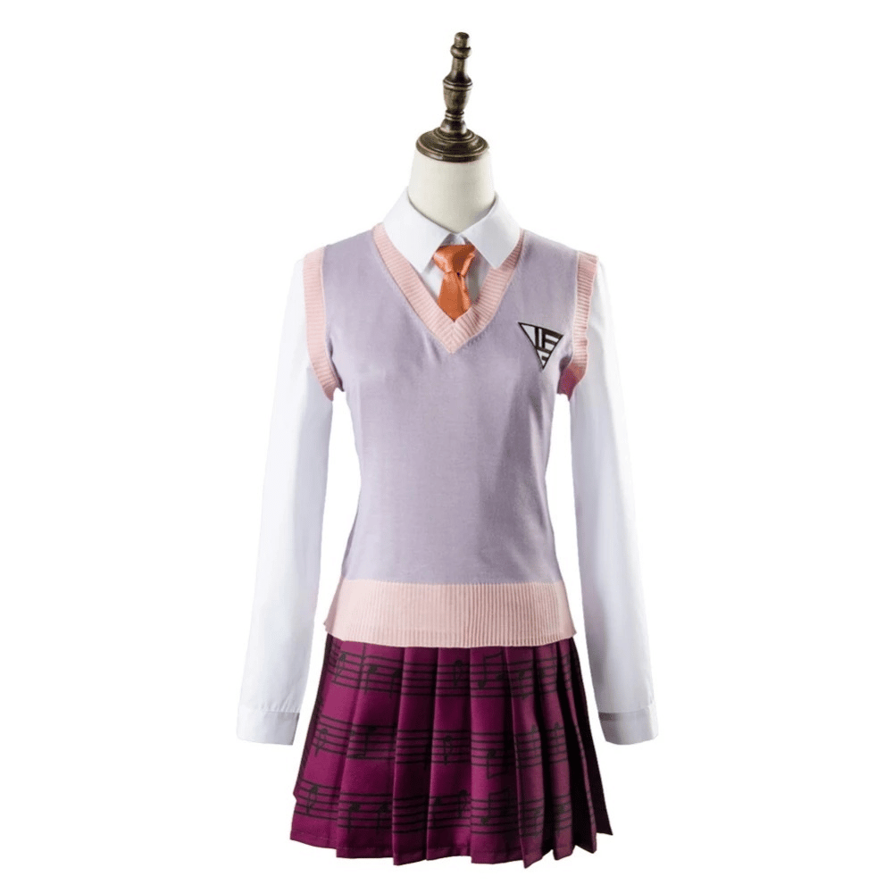 Danganronpa 3 Akamatsu Kaede Dress Cosplay Costume 3 Danganronpa 3 Akamatsu Kaede Dress Cosplay Costume