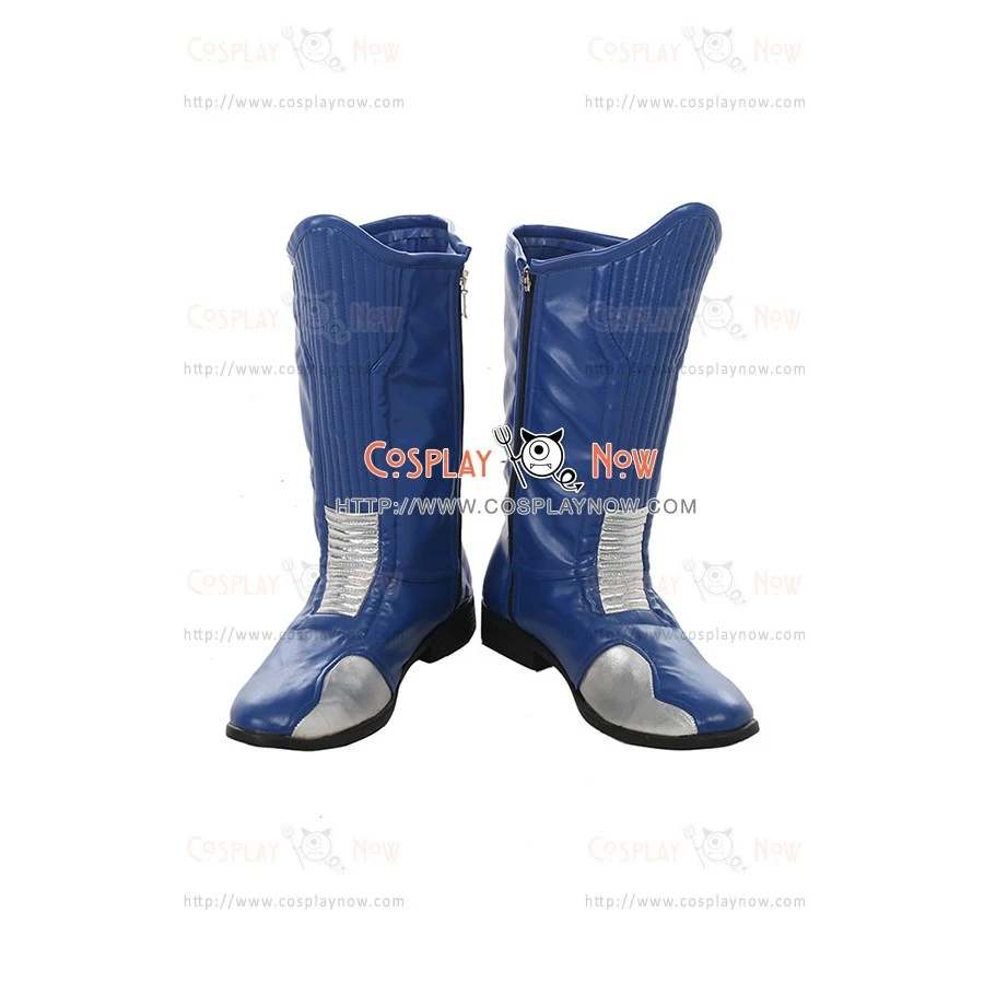 DC Justice League The Flash Barry Allen Cosplay Costume Blue Version 10 DC Justice League The Flash Barry Allen Cosplay Costume Blue Version - Image 8