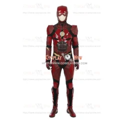 DC Justice League The Flash Barry Allen Cosplay Costume