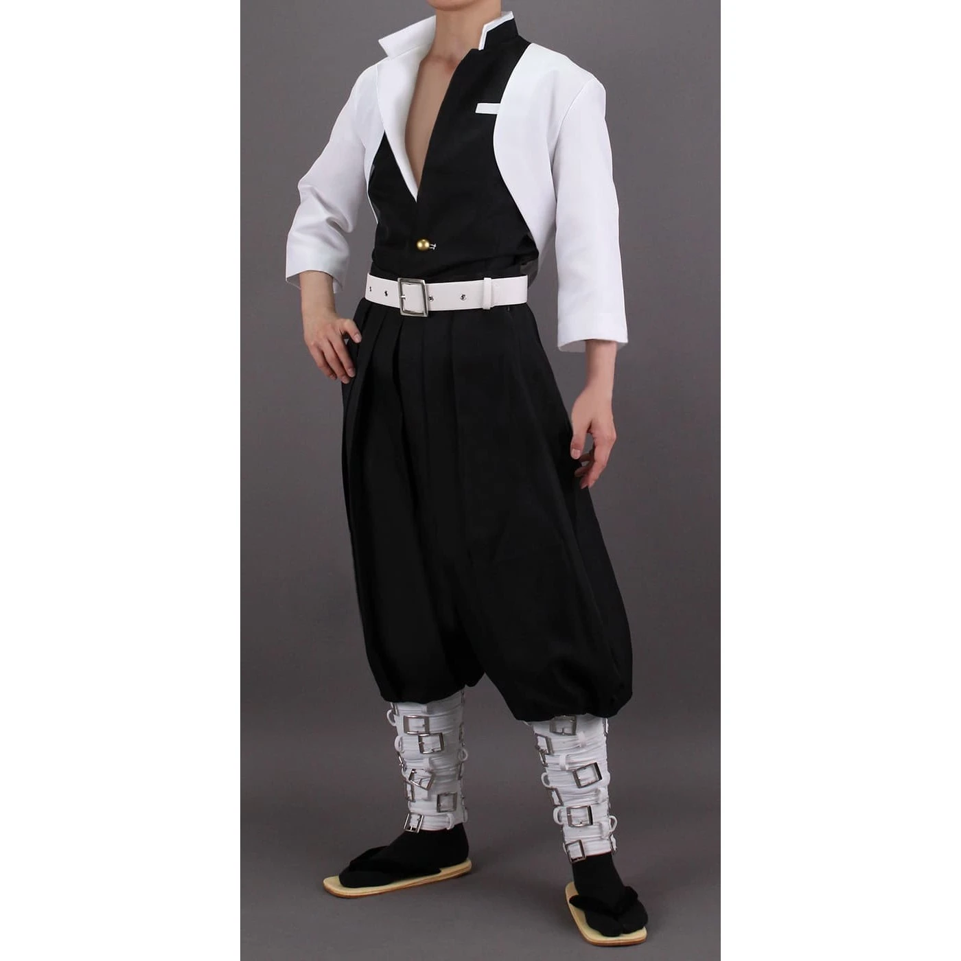 Deluxe Demon Slayer: Kimetsu No Yaiba Sanemi Shinazugawa Cosplay Costume 8 Deluxe Demon Slayer: Kimetsu No Yaiba Sanemi Shinazugawa Cosplay Costume - Image 6