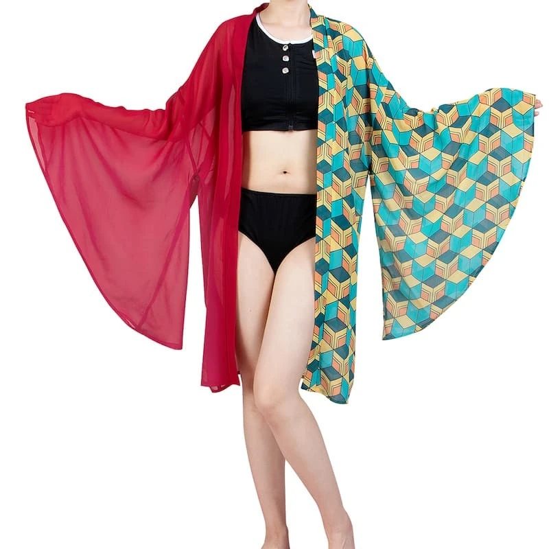 Demon Slayer Giyu Tomioka Swim Cosplay Costume 4 Demon Slayer Giyu Tomioka Swim Cosplay Costume - Image 2
