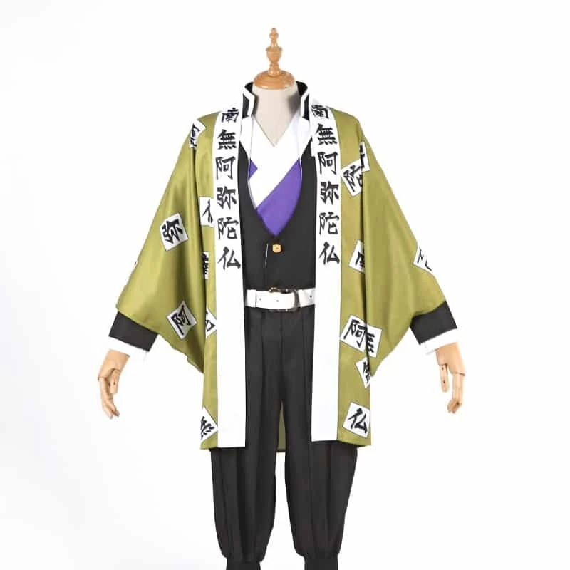Demon Slayer Gyomei Himejima Cosplay Costume 4 Demon Slayer Gyomei Himejima Cosplay Costume - Image 2