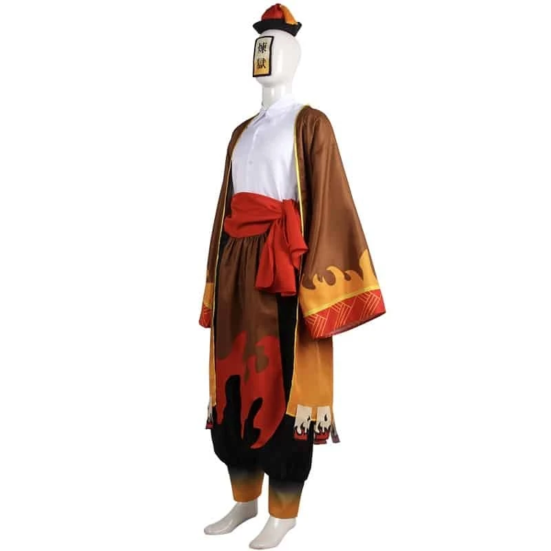 Demon Slayer Kyojuro Rengoku Cosplay Costume 6 Demon Slayer Kyojuro Rengoku Cosplay Costume - Image 4