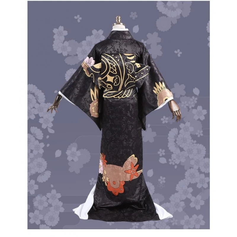Demon Slayer Muzan Kibutsuji Female Kimono Cosplay Costume 5 Demon Slayer Muzan Kibutsuji Female Kimono Cosplay Costume - Image 3