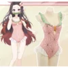 Demon Slayer Nezuko Kamado Swim Cosplay Costume Version 3 1 Demon Slayer Nezuko Kamado Swim Cosplay Costume Version 3 -Cosplaynow Shop demon slayer nezuko kamado swim cosplay costume version 3 cc 00776 00071 01cs abe