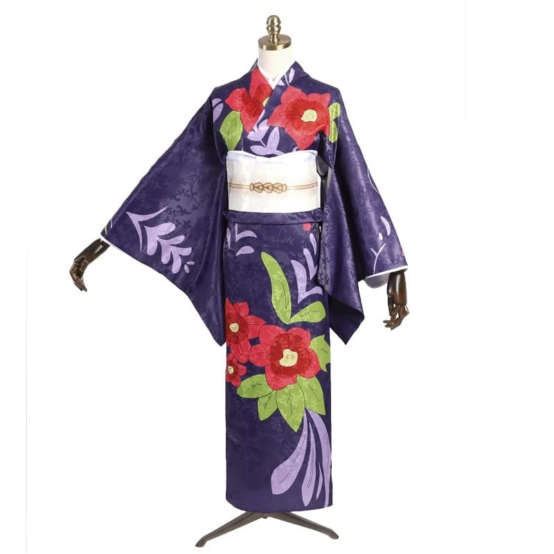 Demon Slayer Yushiro Kimono Cosplay Costume 3 Demon Slayer Yushiro Kimono Cosplay Costume