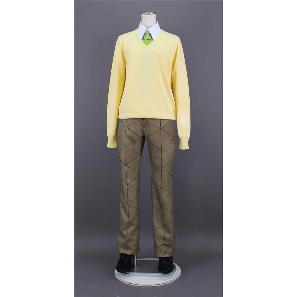 Demon Slayer Zenitsu Agatsuma Uniform Cosplay Costume 3 Demon Slayer Zenitsu Agatsuma Uniform Cosplay Costume