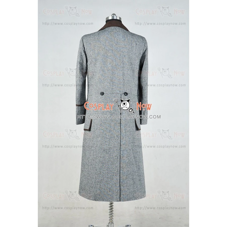 Doctor Who 4th Fourth Dr Tom Baker Cosplay Costume Gray 8 Doctor Who 4th Fourth Dr Tom Baker Cosplay Costume Gray - Image 6