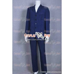 Doctor Who Blue Strip Suit Cosplay Costume -Cosplaynow Shop doctor who blue strip suit cosplay costume hc3734 140