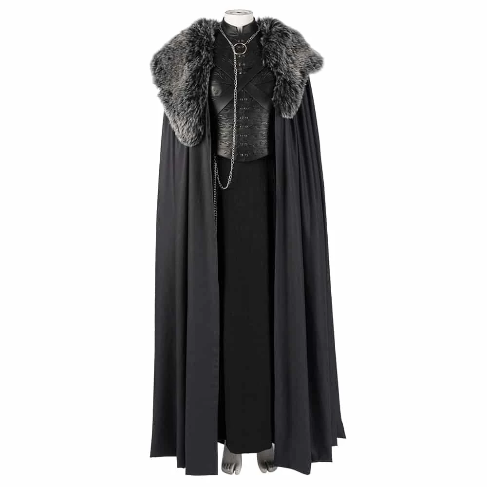 Game Of Thrones Season 8 Sansa Stark Cosplay Costume Version 2 3 Game Of Thrones Season 8 Sansa Stark Cosplay Costume Version 2 - Image 2