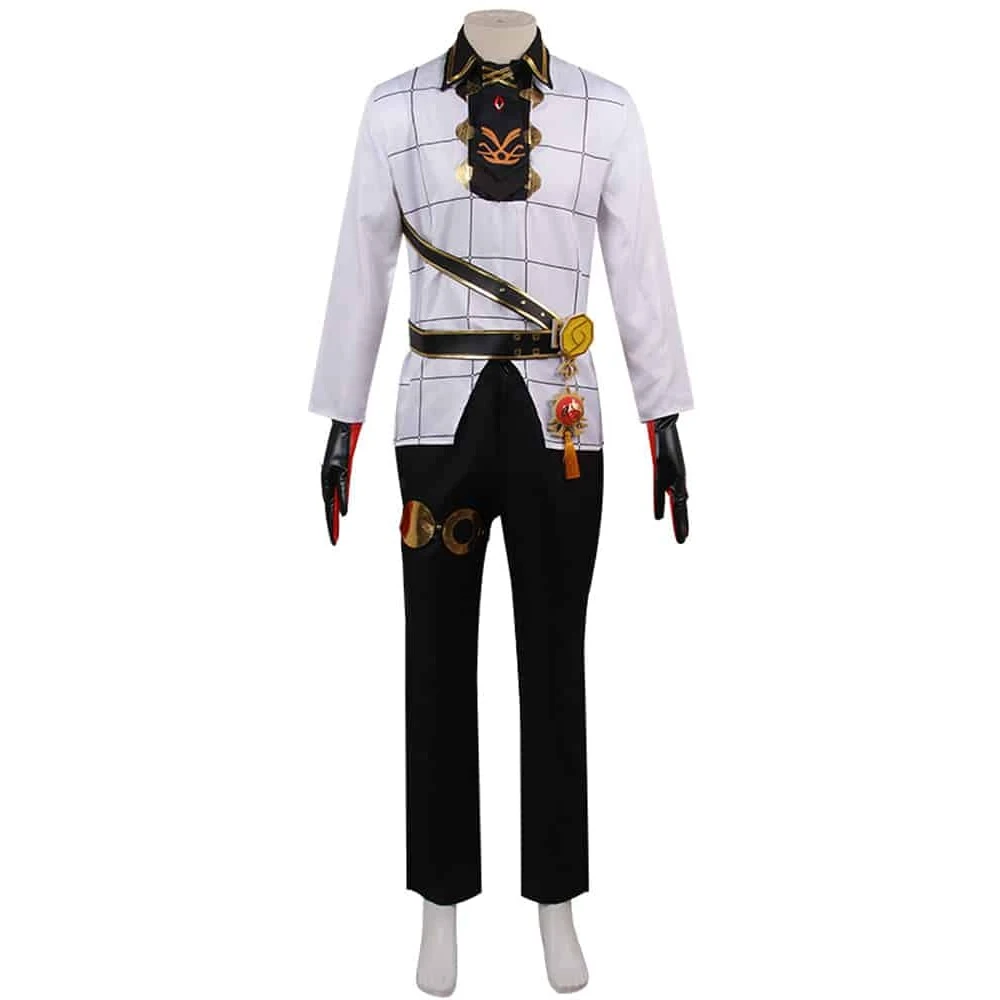 Genshin Impact Diluc Ragnvindr Cosplay Costume 5 Genshin Impact Diluc Ragnvindr Cosplay Costume - Image 3