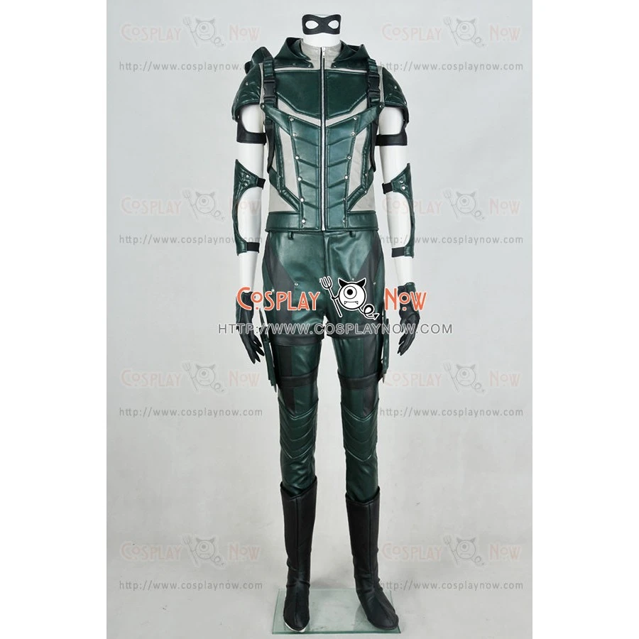 Green Arrow 4 Oliver Queen Cosplay Costume Combat Uniform 7 Green Arrow 4 Oliver Queen Cosplay Costume Combat Uniform - Image 5