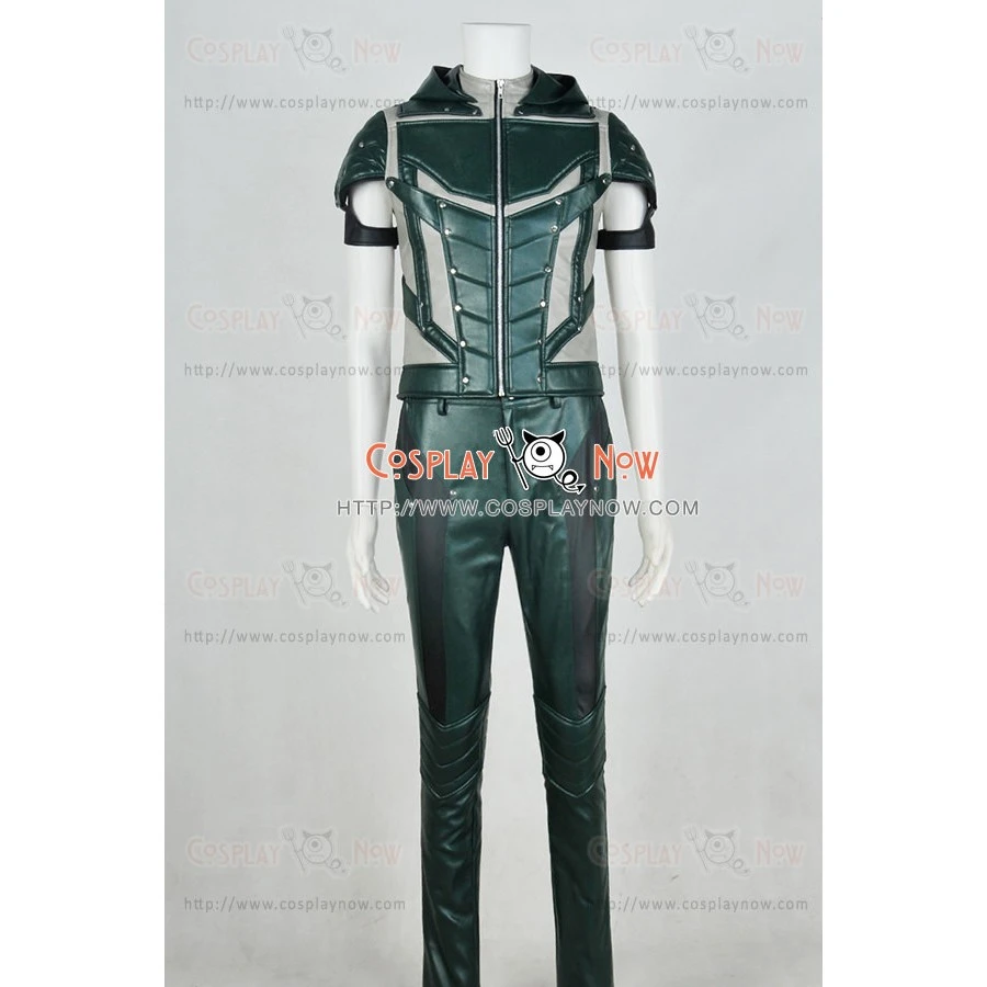 Green Arrow 4 Oliver Queen Cosplay Costume Combat Uniform 8 Green Arrow 4 Oliver Queen Cosplay Costume Combat Uniform - Image 6