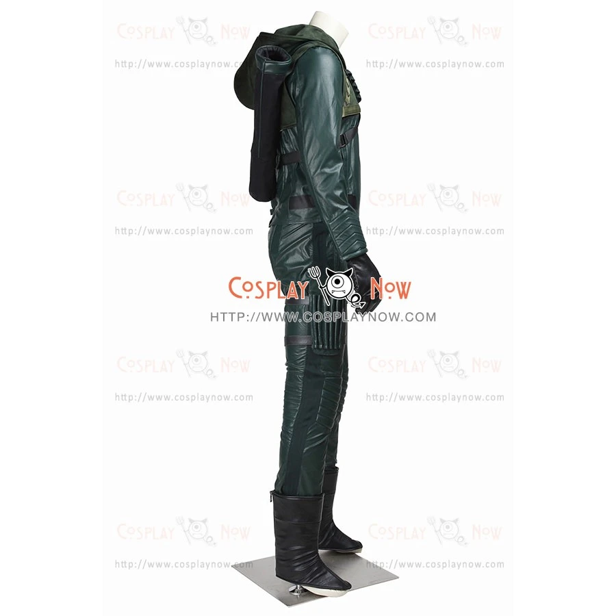 Green Arrow Season 3 Cosplay Oliver Queen Costume 4 Green Arrow Season 3 Cosplay Oliver Queen Costume - Image 2