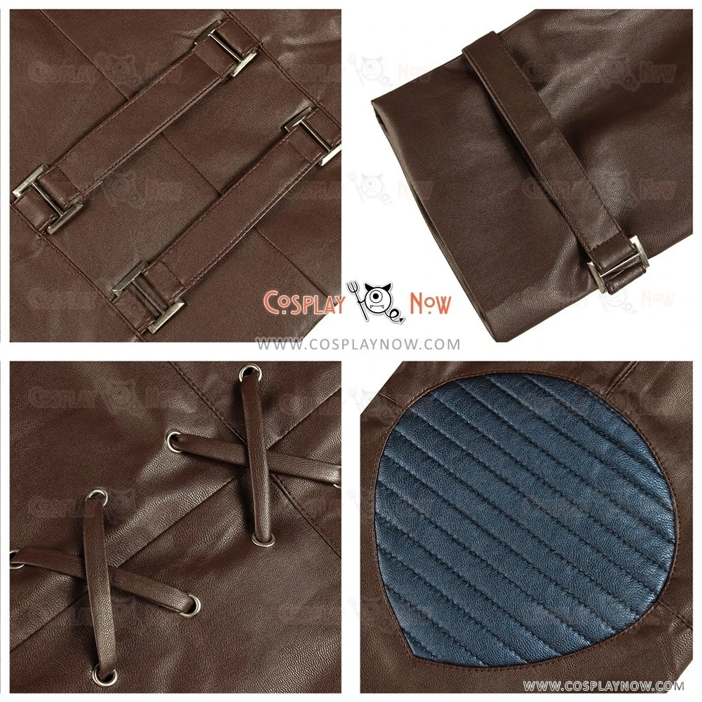 Krypton Cosplay Costume Seg-El Costume Brown Jacket 10 Krypton Cosplay Costume Seg-El Costume Brown Jacket - Image 8