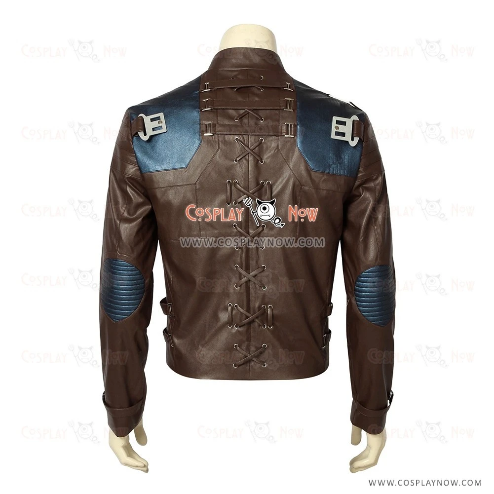 Krypton Cosplay Costume Seg-El Costume Brown Jacket 8 Krypton Cosplay Costume Seg-El Costume Brown Jacket - Image 6