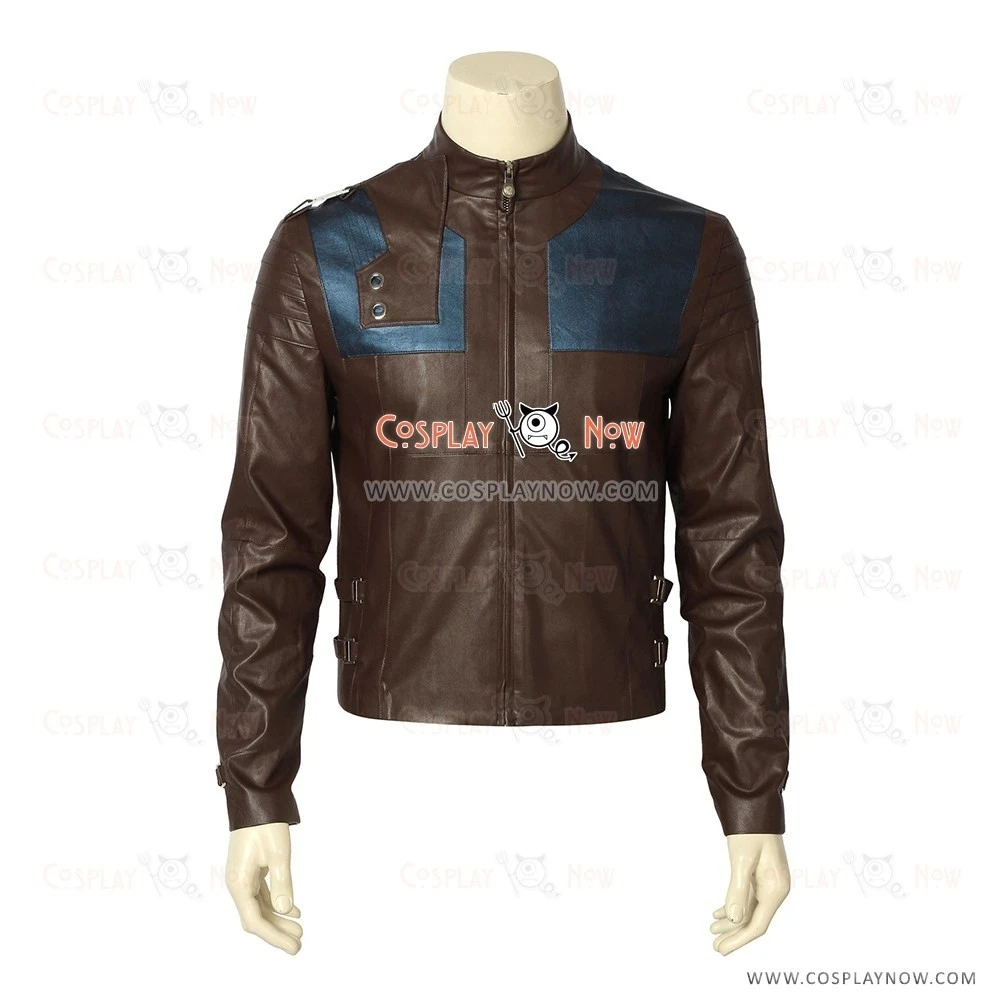 Krypton Cosplay Costume Seg-El Costume Brown Jacket 3 Krypton Cosplay Costume Seg-El Costume Brown Jacket