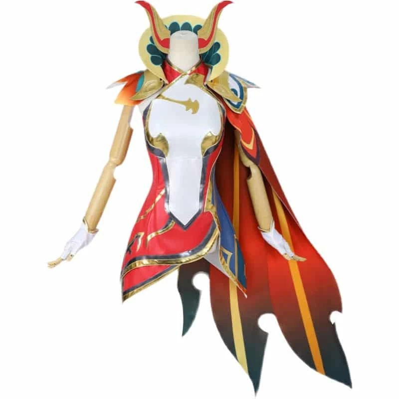 League Of Legends LOL Brave Phoenix Xayah Cosplay Costume 3 League Of Legends LOL Brave Phoenix Xayah Cosplay Costume