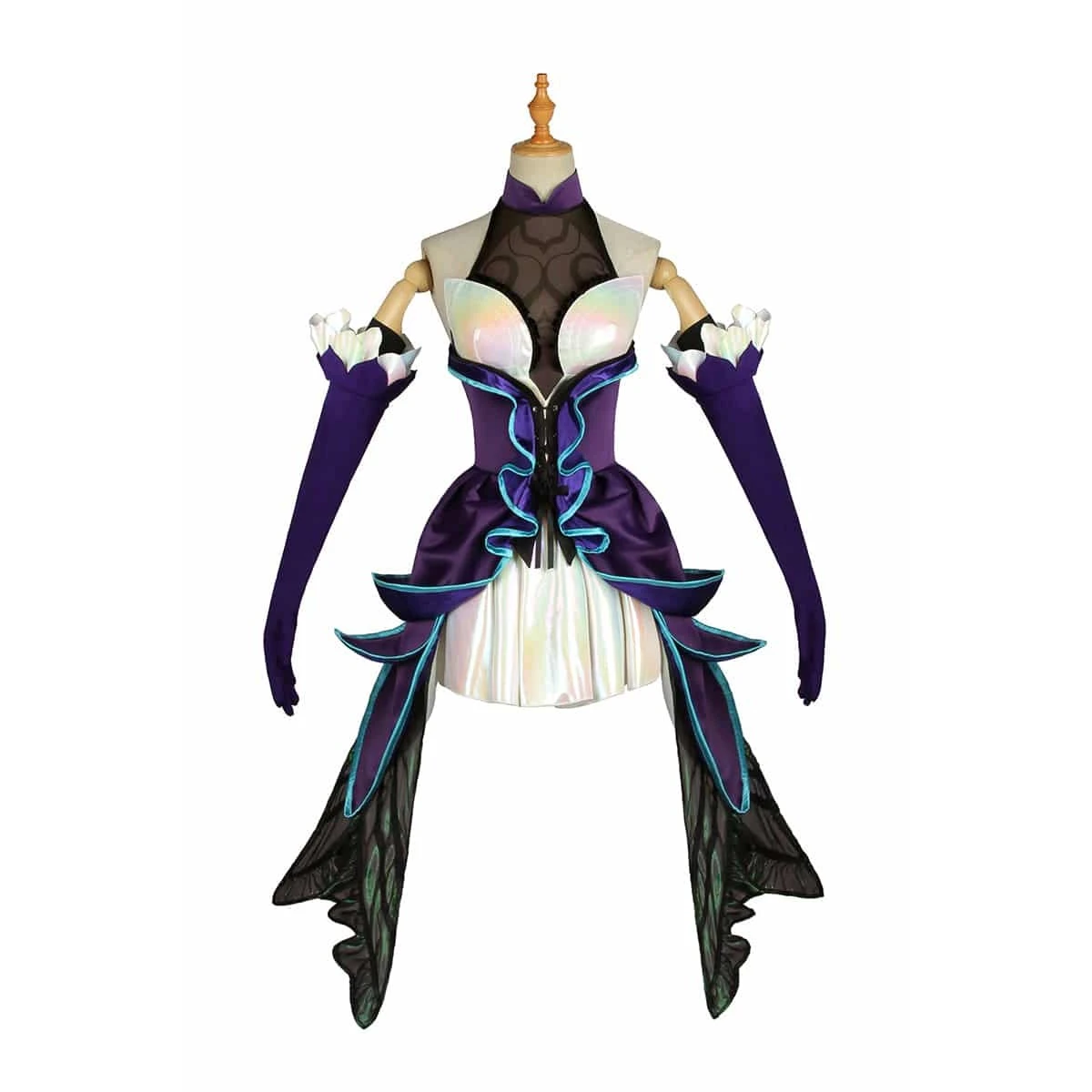 League Of Legends LOL Withered Rose Syndra Cosplay Costume 3 League Of Legends LOL Withered Rose Syndra Cosplay Costume