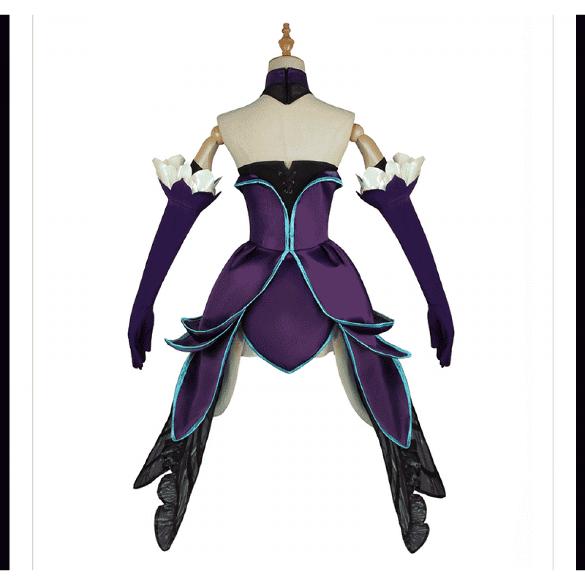 League Of Legends LOL Withered Rose Syndra Cosplay Costume 4 League Of Legends LOL Withered Rose Syndra Cosplay Costume - Image 2