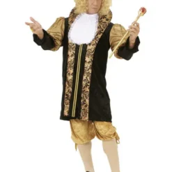 Mens Plus Size Medieval King Costume
