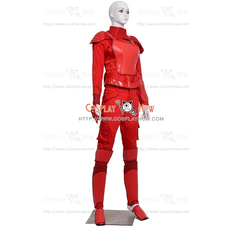 Mockingjay Katniss Everdeen Costume For The Hunger Games Cosplay 4 Mockingjay Katniss Everdeen Costume For The Hunger Games Cosplay - Image 2