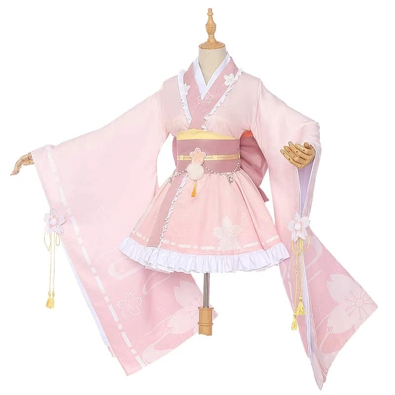 My Hero Academia Boku No Hero Academia Ochako Uraraka Kimono Cosplay Costume 4 My Hero Academia Boku No Hero Academia Ochako Uraraka Kimono Cosplay Costume - Image 2