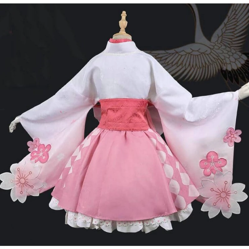 My Hero Academia Ochako Uraraka Flower Festival Kimono Cosplay Costume 4 My Hero Academia Ochako Uraraka Flower Festival Kimono Cosplay Costume - Image 2