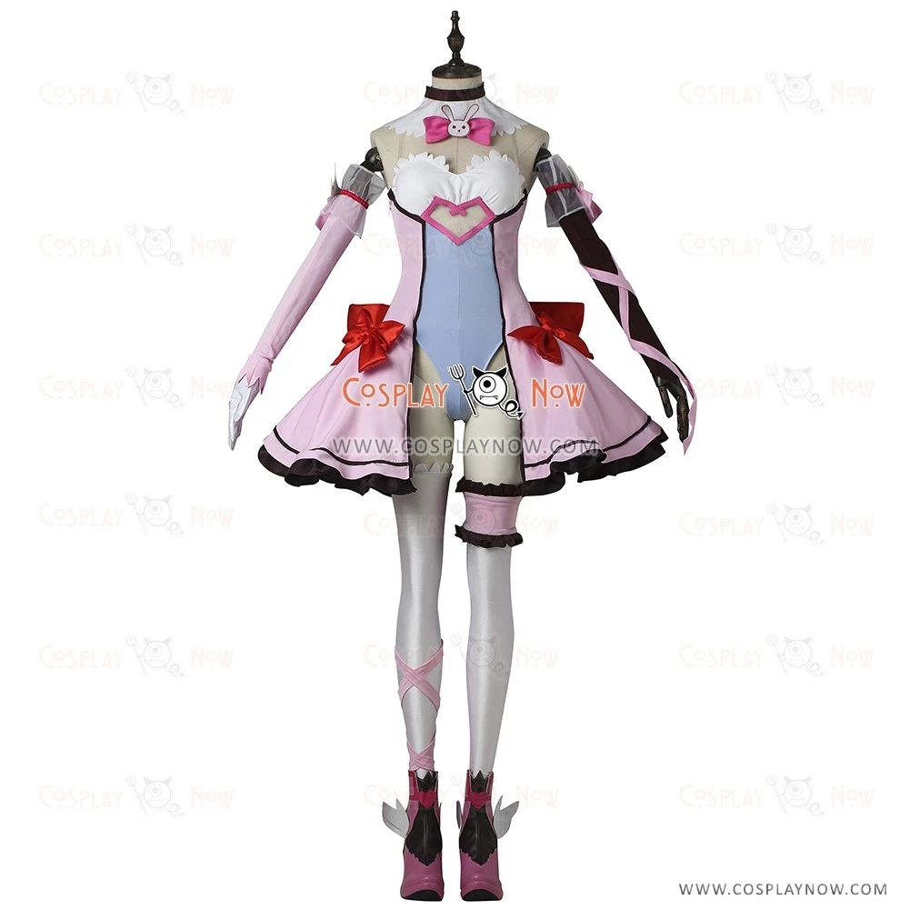Overwatch OW Cosplay D.Va Costume Pink Dress 3 Overwatch OW Cosplay D.Va Costume Pink Dress