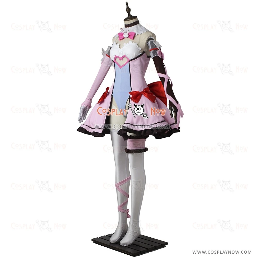 Overwatch OW Cosplay D.Va Costume Pink Dress 6 Overwatch OW Cosplay D.Va Costume Pink Dress - Image 4