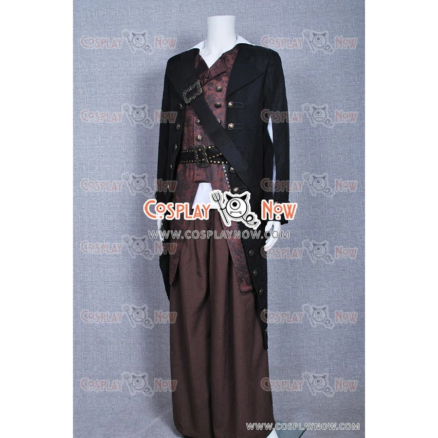 Pirates Of The Caribbean Cosplay Barbossa Costume Outfit 9 Pirates Of The Caribbean Cosplay Barbossa Costume Outfit - Image 7