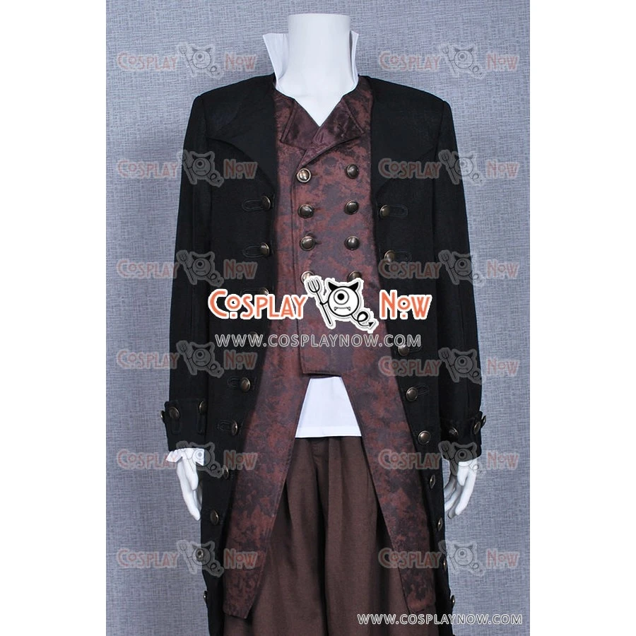 Pirates Of The Caribbean Cosplay Barbossa Costume Outfit 11 Pirates Of The Caribbean Cosplay Barbossa Costume Outfit - Image 9