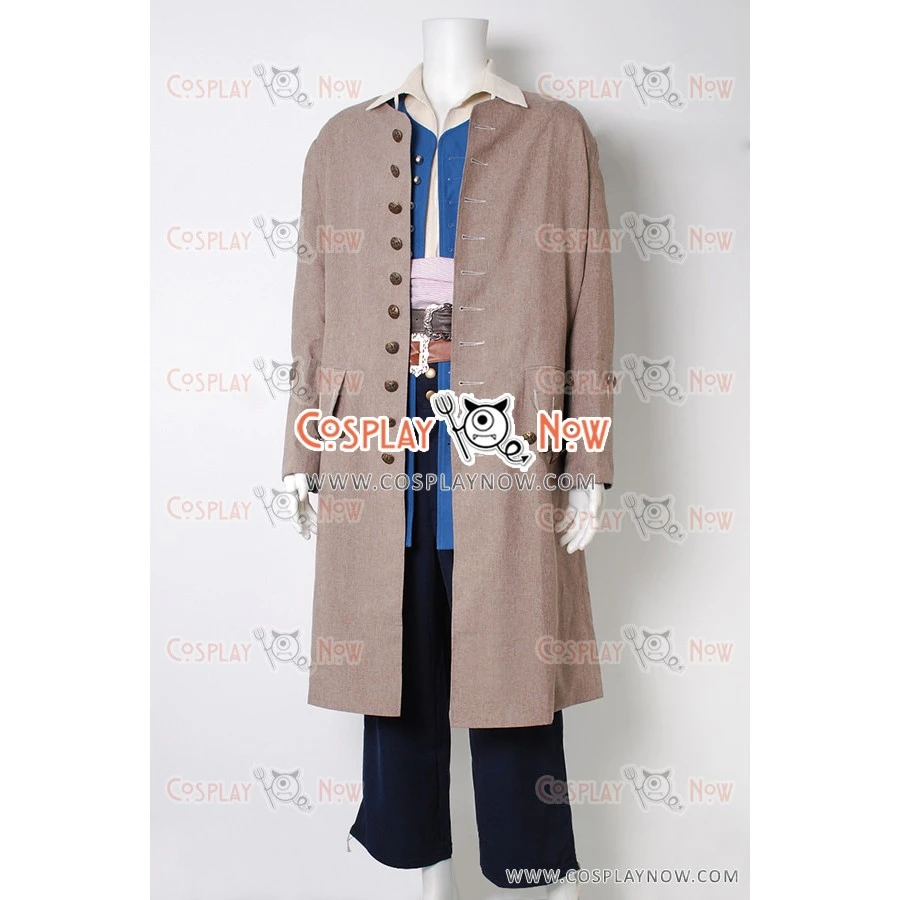 Pirates Of The Caribbean Cosplay Captain Jack Sparrow Costume 7 Pirates Of The Caribbean Cosplay Captain Jack Sparrow Costume - Image 5