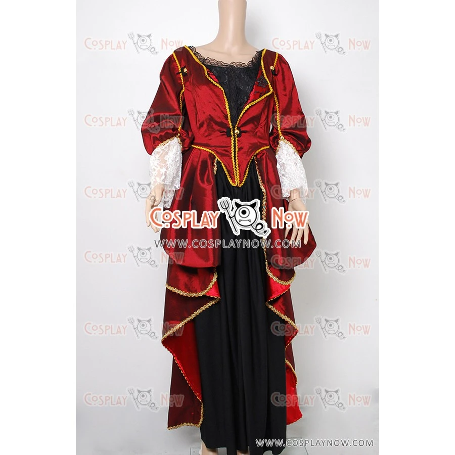 Pirates Of The Caribbean Elizabeth Swann Cosplay Costume 3 Pirates Of The Caribbean Elizabeth Swann Cosplay Costume